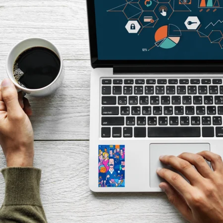 استیکر تابلو کارت پستال سریال تد لسو