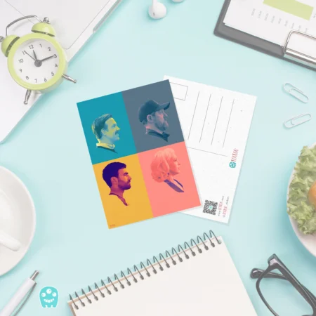 استیکر تابلو کارت پستال سریال تد لسو